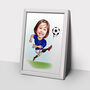 Caricature Football Portraits, thumbnail 3 of 7