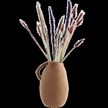 Stoneware Vase W/Handle, 3 of 3