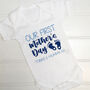 Personalised Our First Mother's Day Babygrow, thumbnail 3 of 7