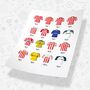 Sunderland Classic Retro Football Kits Team Print, thumbnail 3 of 4