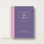 Personalised 2025 Diary With Love Heart, thumbnail 1 of 8