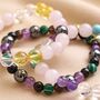Semi Precious Stone Beaded Bracelet, thumbnail 4 of 12