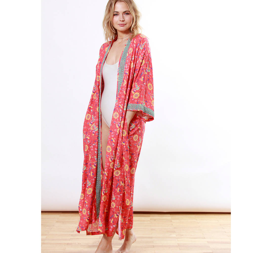 Morning Song Long Kimono By Verry Kerry | notonthehighstreet.com