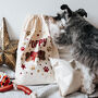 Personalised Glitter Dog Christmas Sack, thumbnail 1 of 9