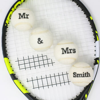 Customised Wedding Themed Tennis Balls, 11 of 12