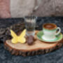 Green Set Of Six Porcelain Espresso Cup And Saucer, thumbnail 2 of 11