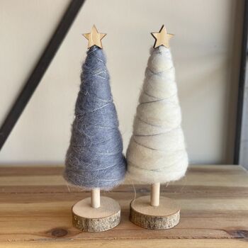 Mini Woollen Christmas Tree Finishing Touches, 2 of 3