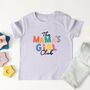 Mama's Girl Organic Kids T Shirt, thumbnail 1 of 4