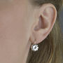Sterling Silver Ditsy Flower Earrings, thumbnail 1 of 4