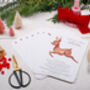Vintage Christmas Bunting With 15 Reindeer Flag Design, thumbnail 6 of 6