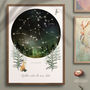 Family Constellation Forest Watercolour Print, thumbnail 1 of 6