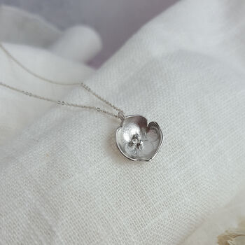 Sterling Silver Meadow Flower Necklace, 6 of 8