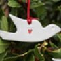 Two White Ceramic Dove Decorations, thumbnail 7 of 9