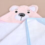 Personalised Baby Hooded Towel With Bear Ears, thumbnail 7 of 7