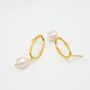 Freshwater Pearl Drop Bridesmaid Earrings, thumbnail 5 of 9