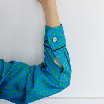 Blue Green Pyjama Set, 3 of 12