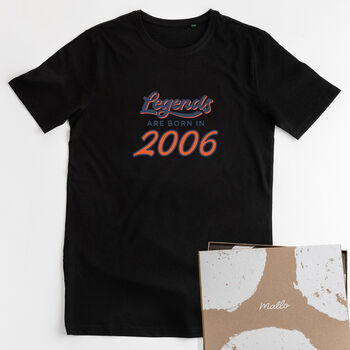 'Legends Are Born In' 18th Birthday T Shirt, 2 of 7