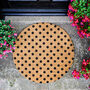 Circular Spots Print Doormat, thumbnail 2 of 4