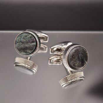 Casual Green Cufflinks Gift, 3 of 5