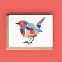 Personalised Patchwork Robin Memorial Decoration, thumbnail 7 of 8