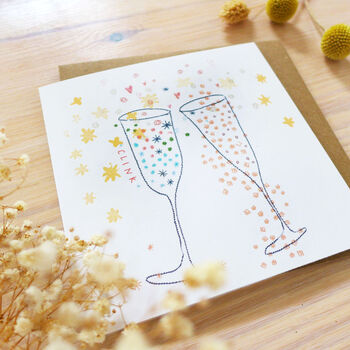 'Clink' Celebration Card, 2 of 4