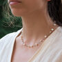 Multi Pearls Swarovski And Gemstones Necklace, thumbnail 1 of 12