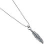 Feather Sterling Silver Necklace, thumbnail 1 of 4