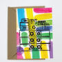 Sound System Music Caribbean Greeting Card, thumbnail 2 of 2