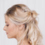 Small Gold, Silver Or Rose Gold Wedding Hair Vine Ivy, thumbnail 9 of 12