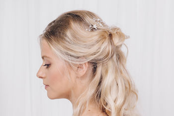 Small Gold, Silver Or Rose Gold Wedding Hair Vine Ivy, 9 of 12