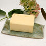 Green Floral Ceramic Butter Tray, thumbnail 2 of 7