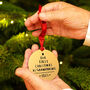 First Christmas As Grandparents Christmas Decoration, thumbnail 2 of 5