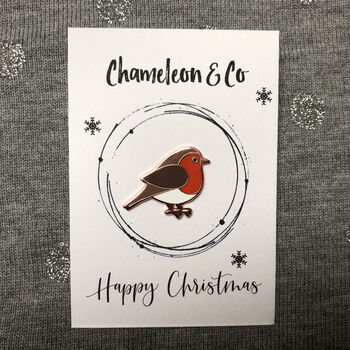 Robin Enamel Pin Badge, 3 of 6