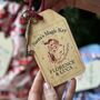 Santa's Magic Key With Personalised Wooden Keyring, thumbnail 3 of 8