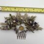 Small Dried Flower Hair Comb, thumbnail 2 of 5