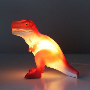 Children's Red T Rex LED Lamp, 2 of 3