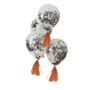 Pack Of Four Halloween Party Balloons With Streamers, thumbnail 2 of 2