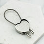 Personalised Sixpence Heart Keyring Dates 1928 To 1967, thumbnail 3 of 9