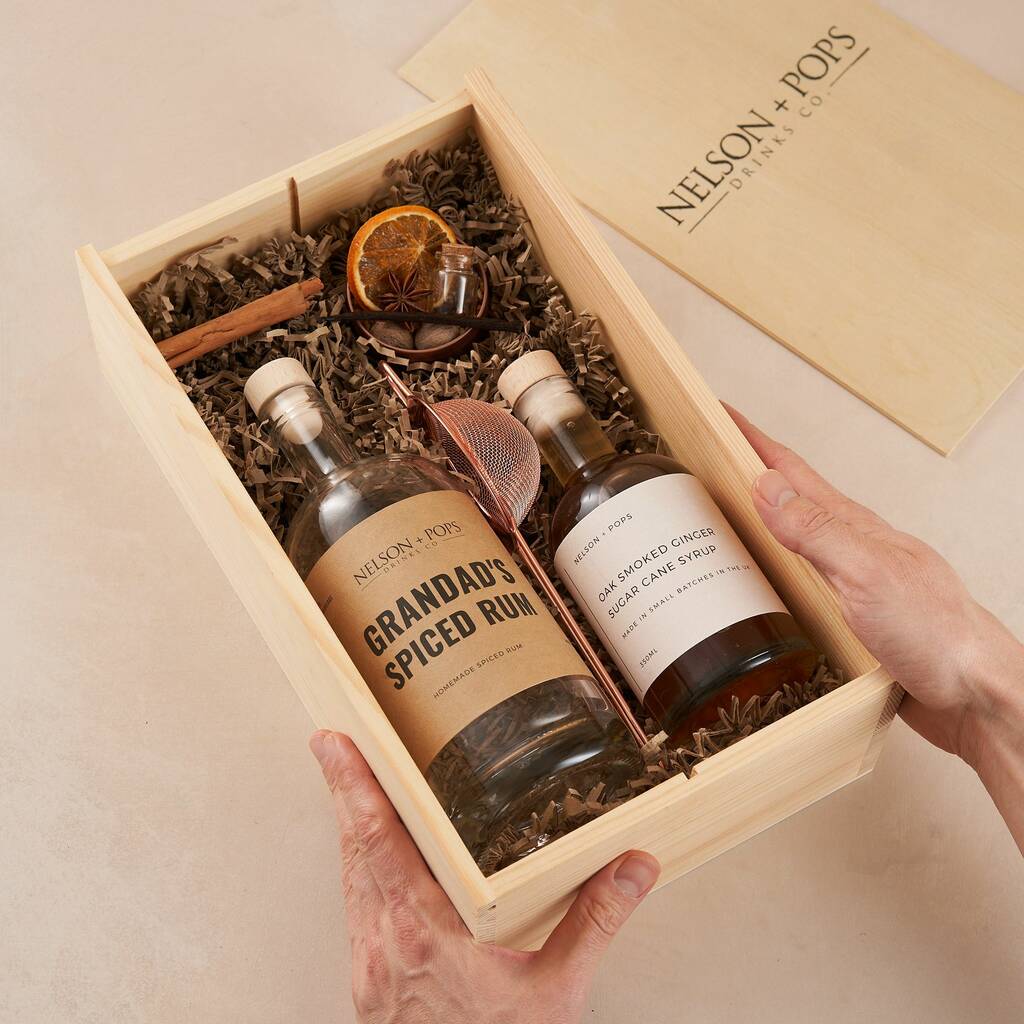 Personalised Make Your Own Spiced Rum Kit By Nelson + Pops