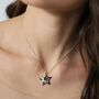 Twinkle Triple Star Pendant Necklace, thumbnail 10 of 11