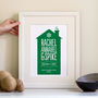Personalised Christmas Family Home Print, thumbnail 4 of 6