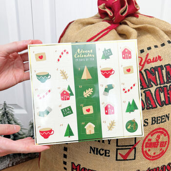 Tea Advent Calendar With 24 Flavoured Tea Bags, 3 of 8