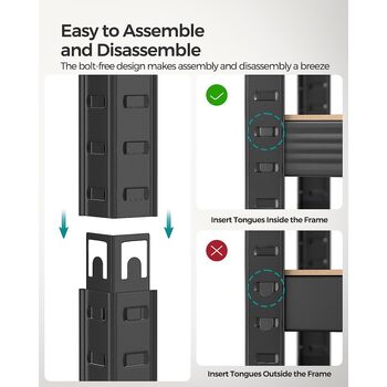 Industrial Shelving Adjustable Storage Shelves Rack, 4 of 9