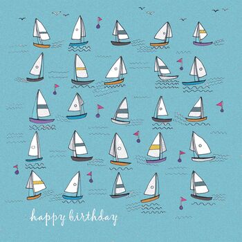 'Sailing' Birthday Card, 3 of 4