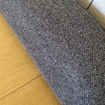 Dark Grey Draught Excluder With Heavy Filling, 3 of 4