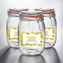 Glass Storage Jars With Vibrant Personalised Labels, thumbnail 2 of 6