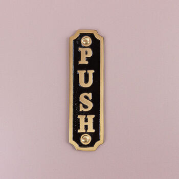 G Decor Premium Classic Pub Lacquered Black And Brass Door Sign Raised Letter Plaque For Indoor Or Outdoor Display, 9 of 10