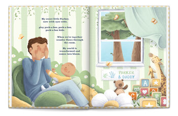 Personalised Children's Book, First Father's Day, Magical Moments With Daddy, 4 of 12