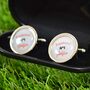 Personalised Golf Style Cufflinks, thumbnail 2 of 4
