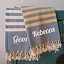 Personalised Cotton Beach And Yoga Towel, thumbnail 5 of 11